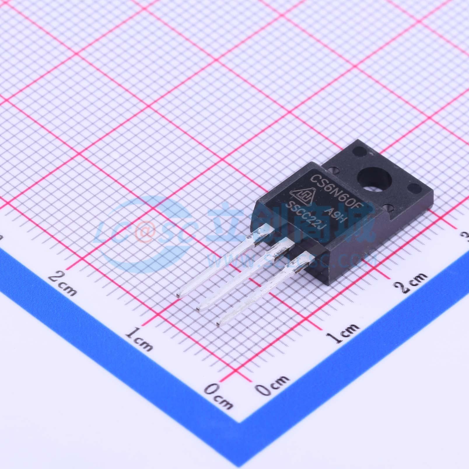 点击查看大图 CS6N60FA9H实物图