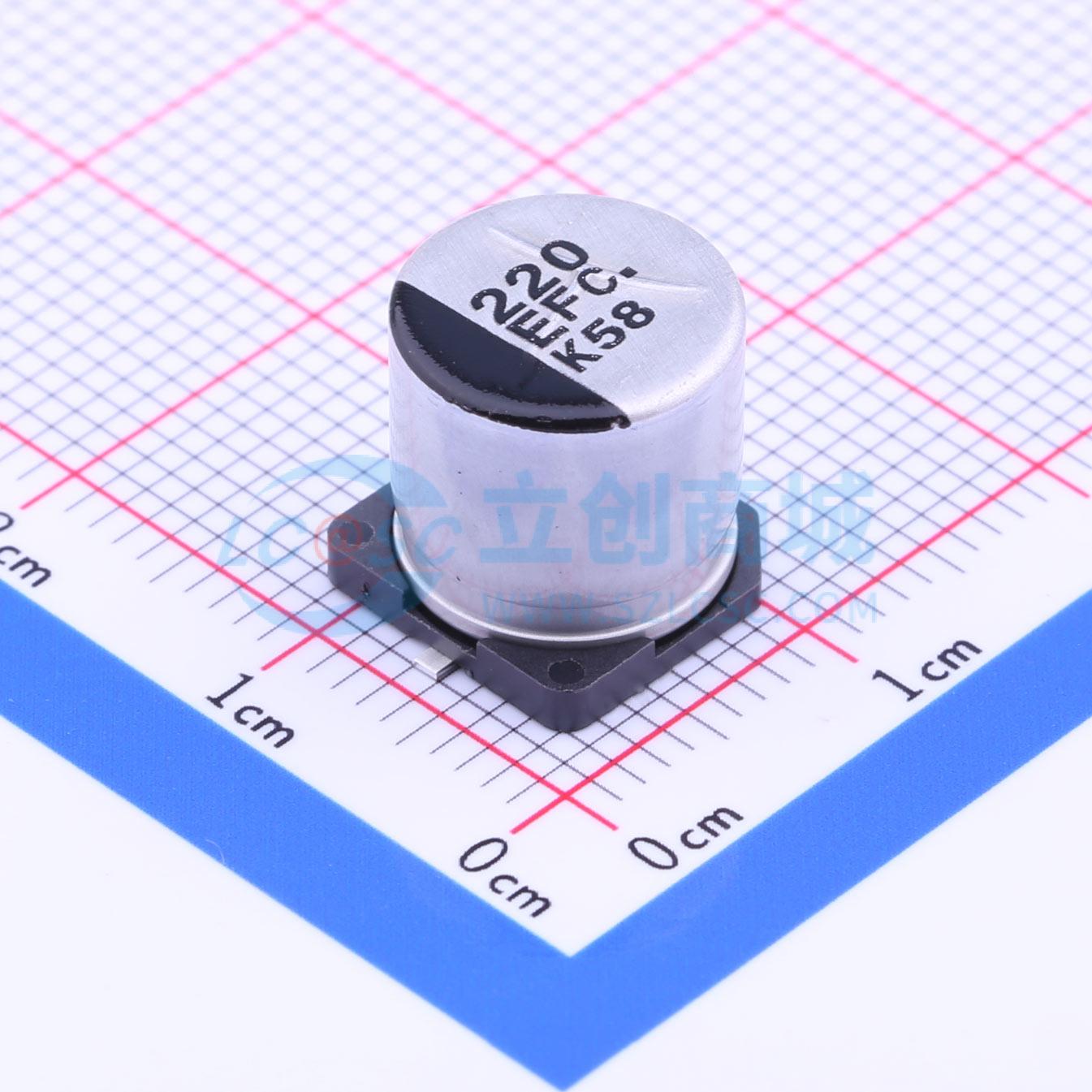 点击查看大图 EEEFC1E221AP实物图