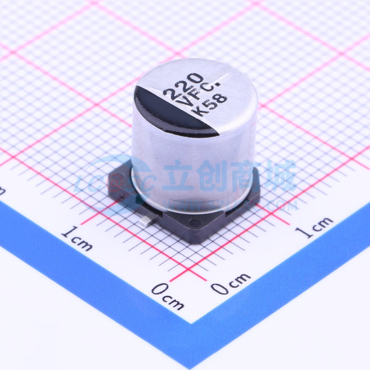 点击查看大图 EEEFC1V221P实物图