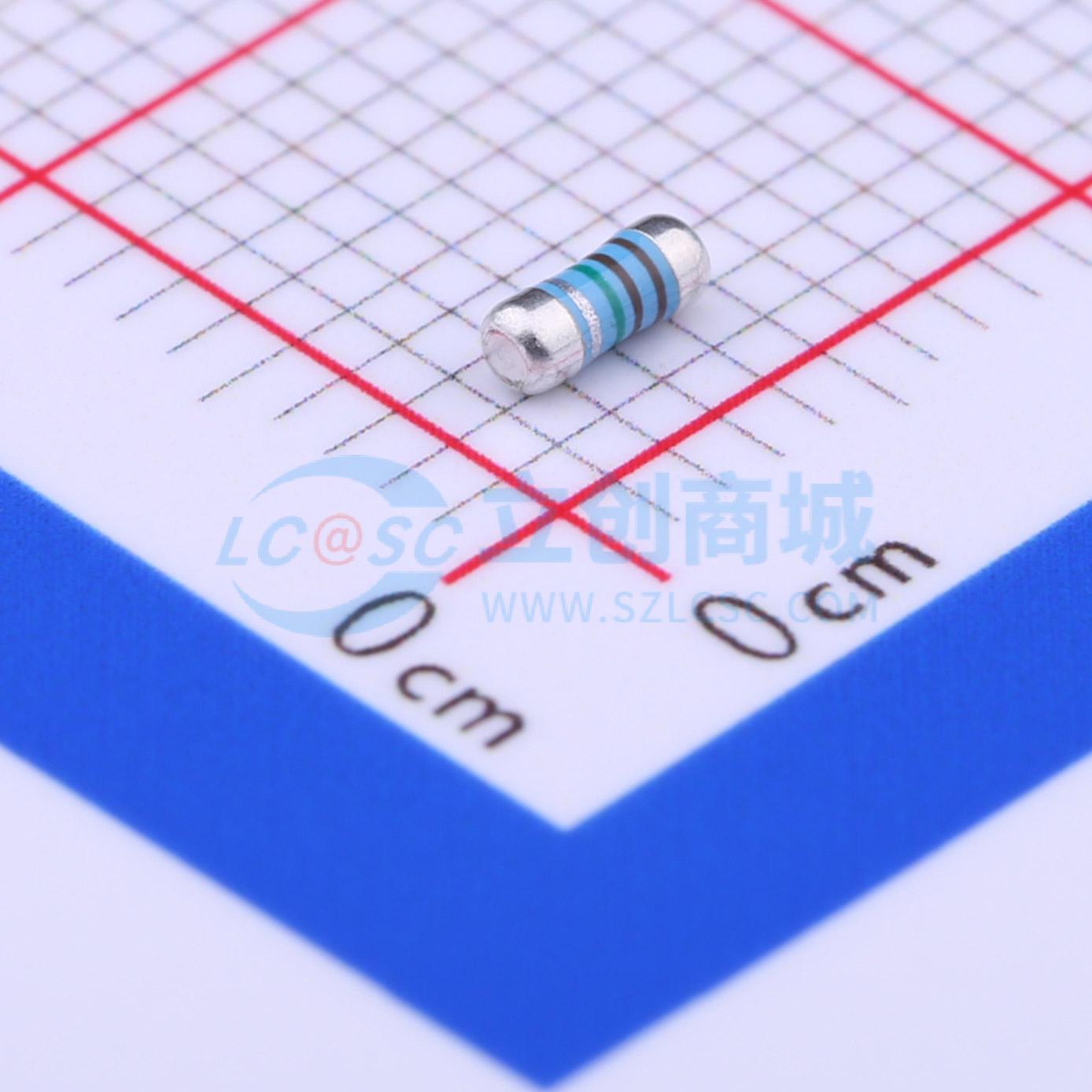 点击查看大图 MELF-MFR02041/4WS1.15ΩFT50实物图