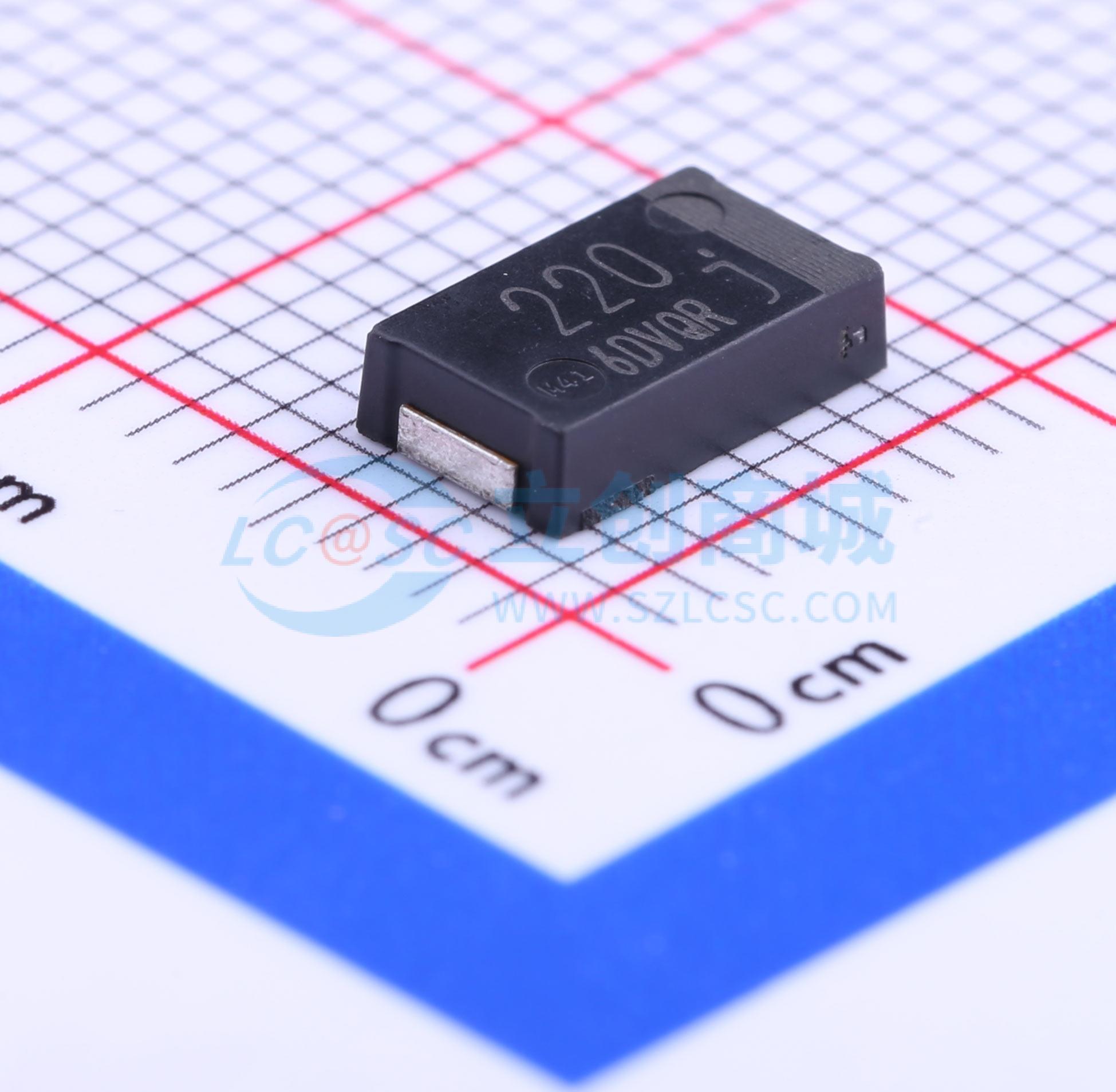 点击查看大图 EEFCX0J221YR实物图