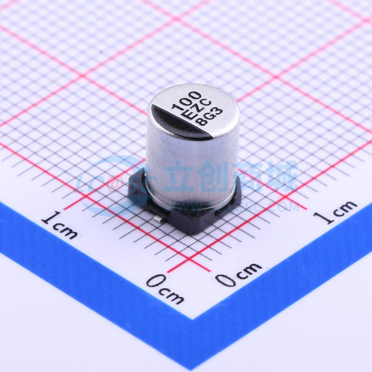 点击查看大图 EEHZC1E101XP实物图