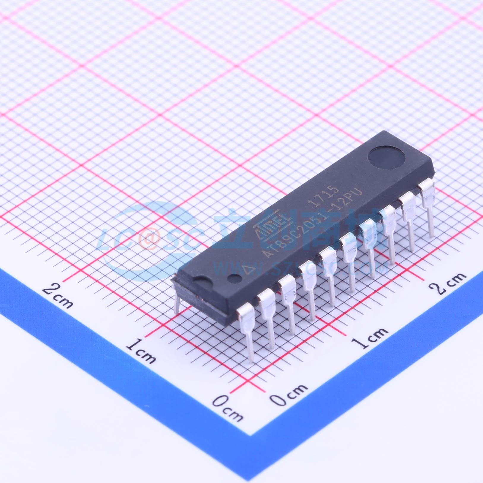 点击查看大图 AT89C2051-12PU实物图