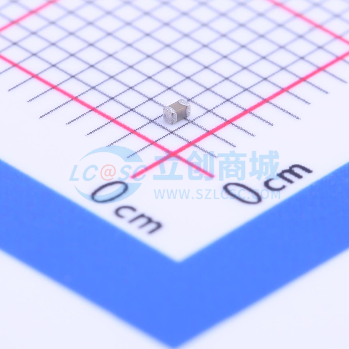 点击查看大图 C0402C104K9PAC7867实物图