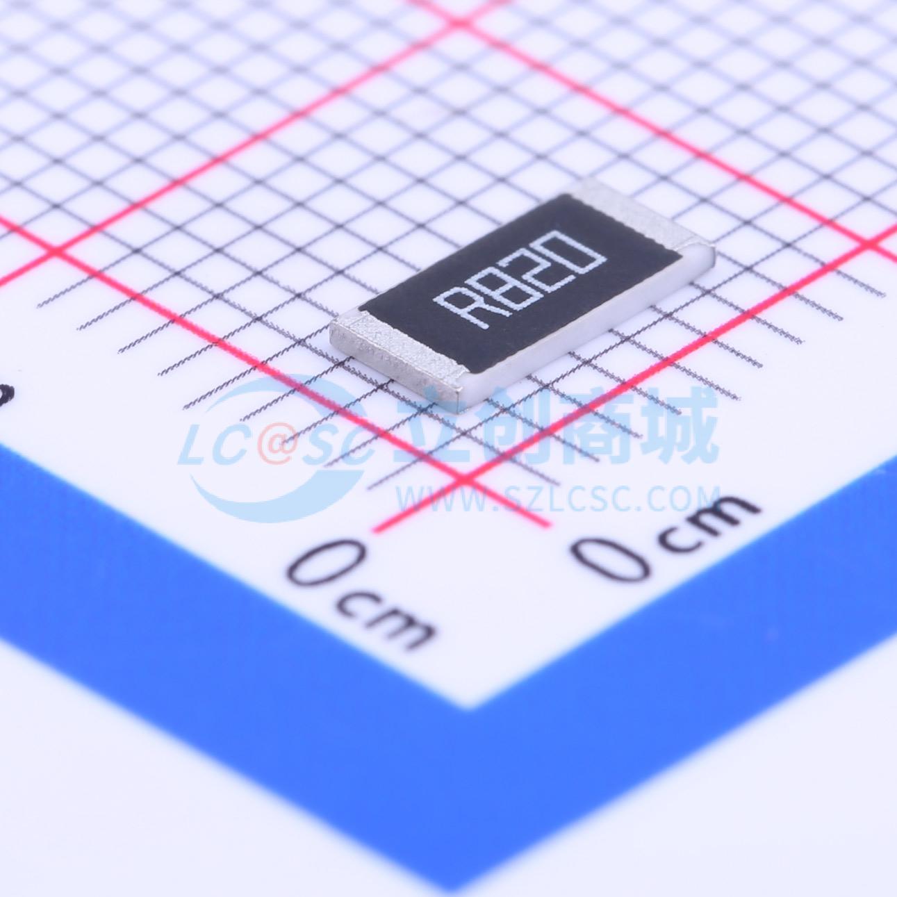 点击查看大图 CRH2512JR820E04Z实物图