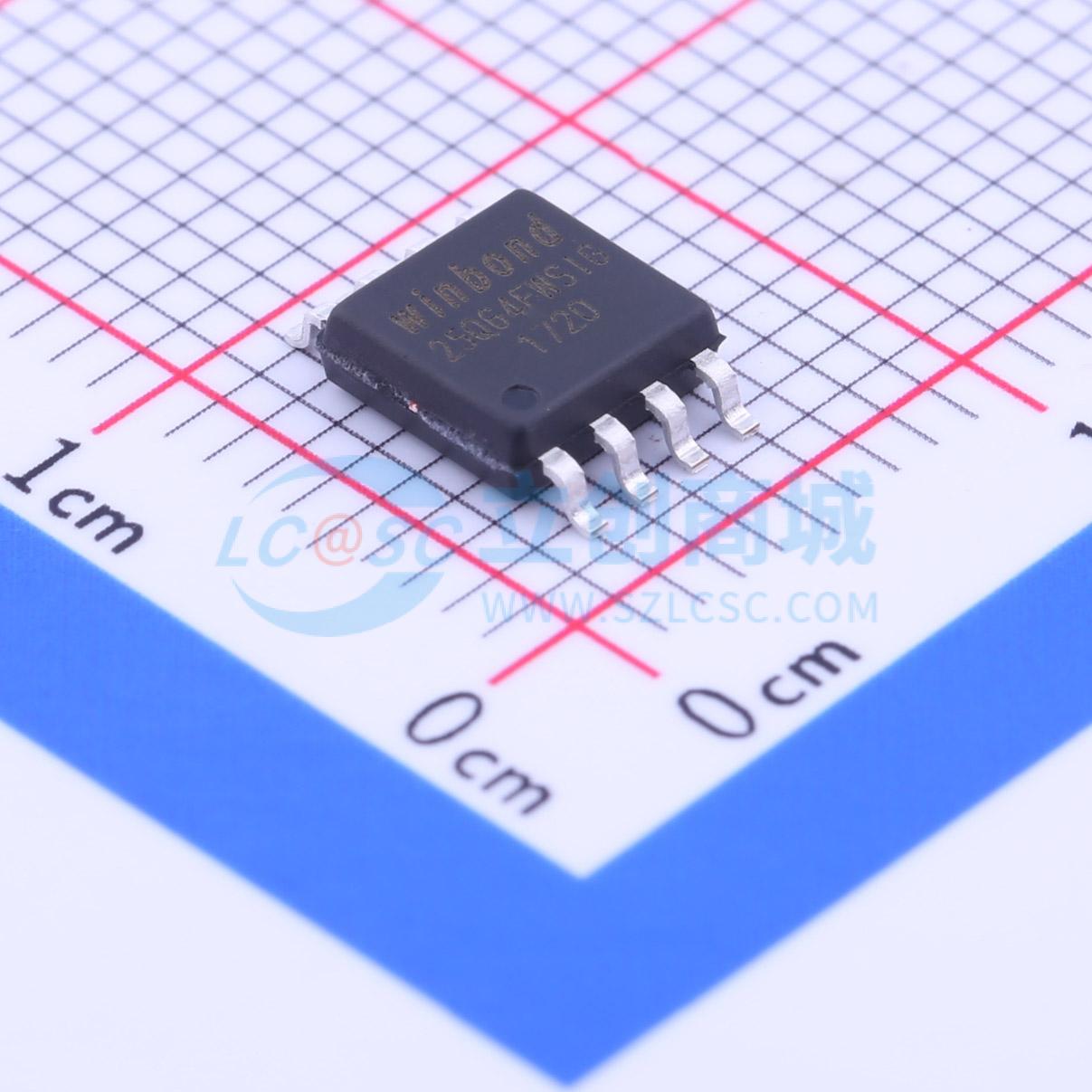点击查看大图 W25Q64FWSSIG-TR实物图
