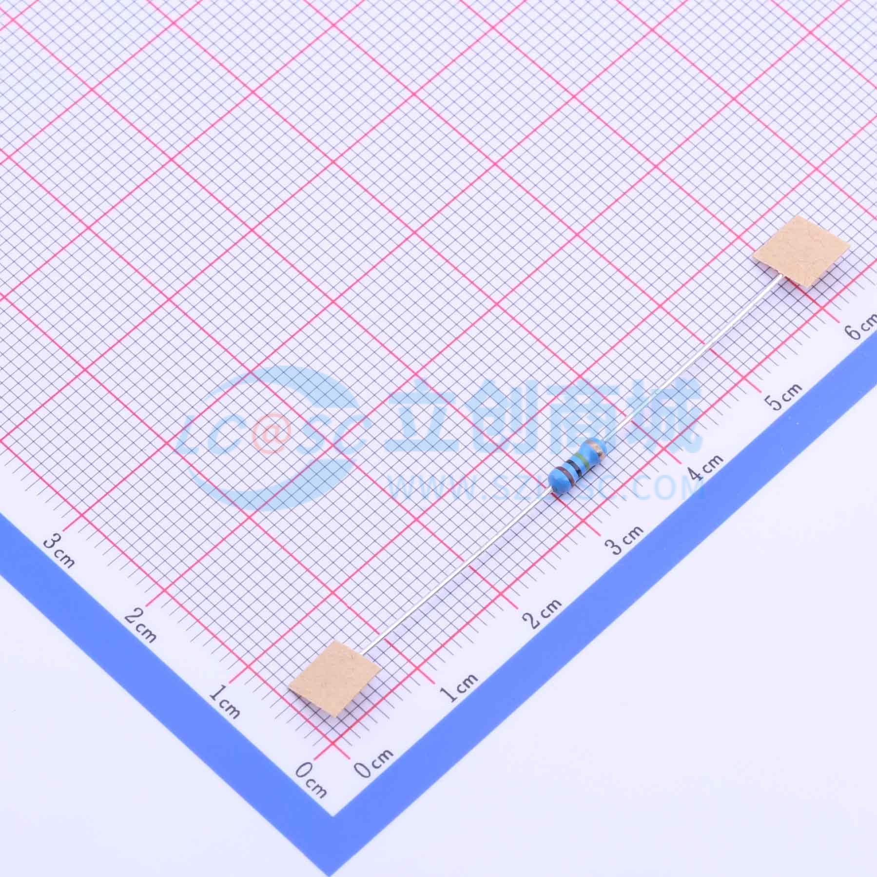 点击查看大图 MFR50SJT-52-100K实物图