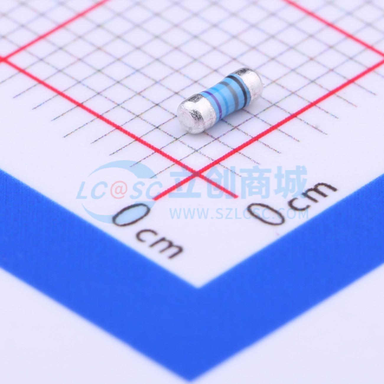 点击查看大图 MELF-MFR02041/4WS768ΩFT50实物图