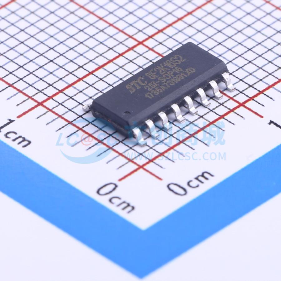 点击查看大图 STC8F2K16S2-28I-SOP16实物图