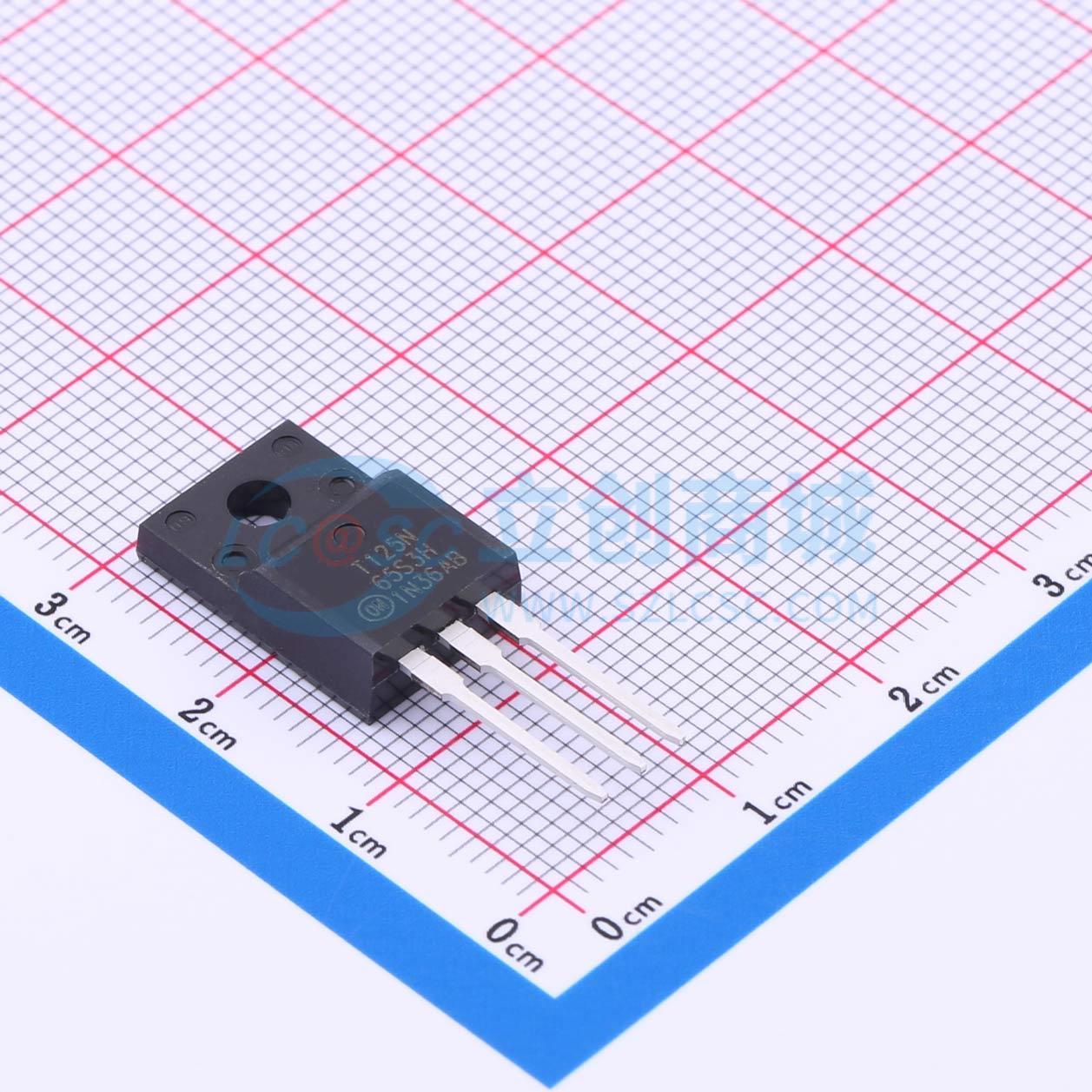 点击查看大图 NTPF125N65S3H实物图