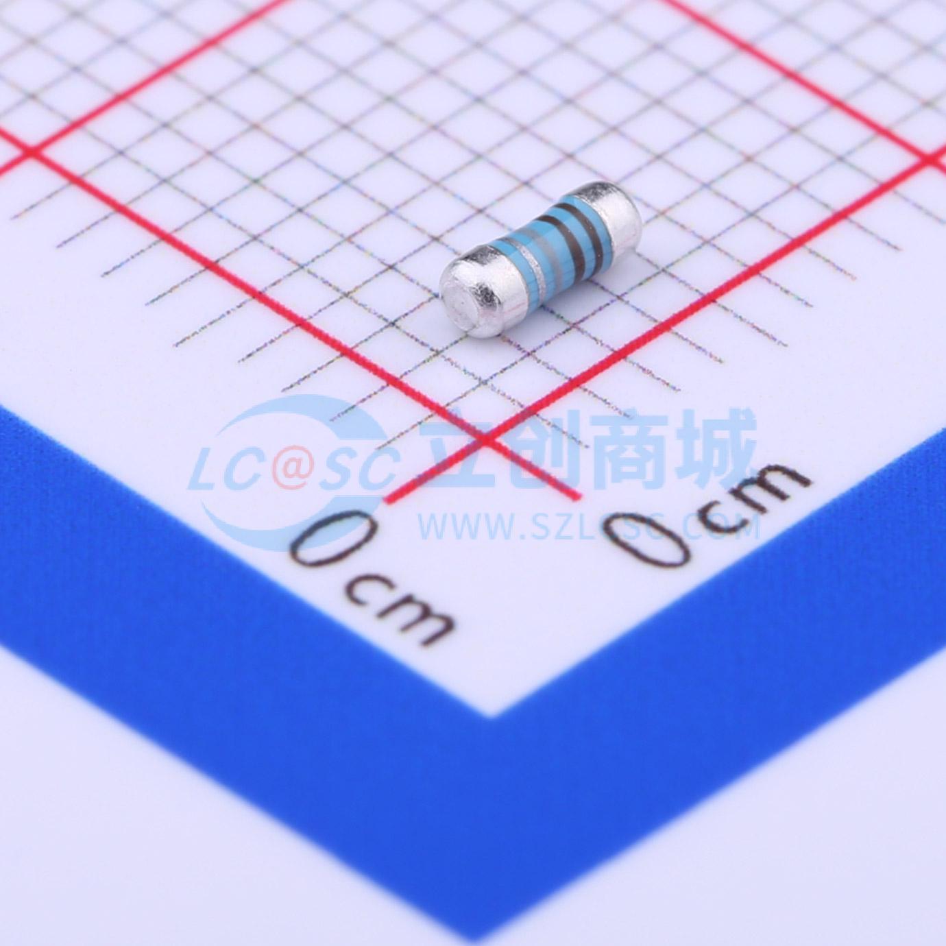 点击查看大图 MELF-MFR02041/4WS1.18ΩFT50实物图