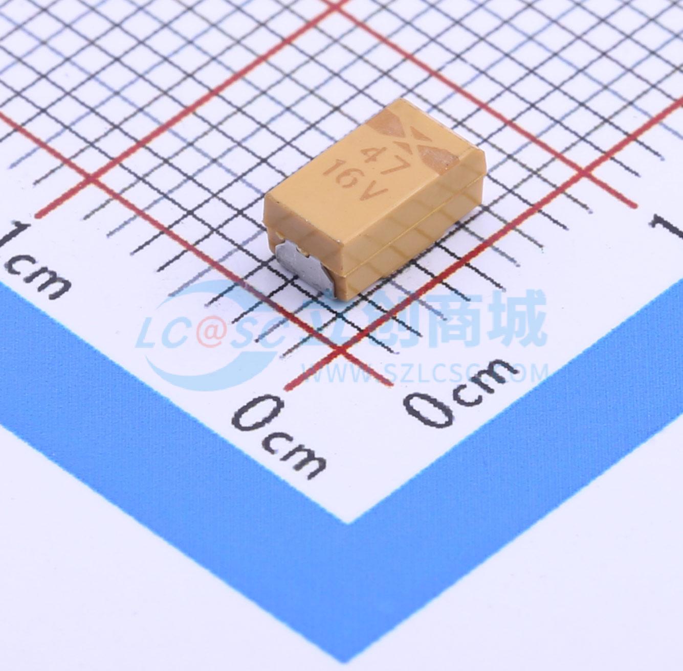 点击查看大图 CA45-C-16V-47uF-K实物图