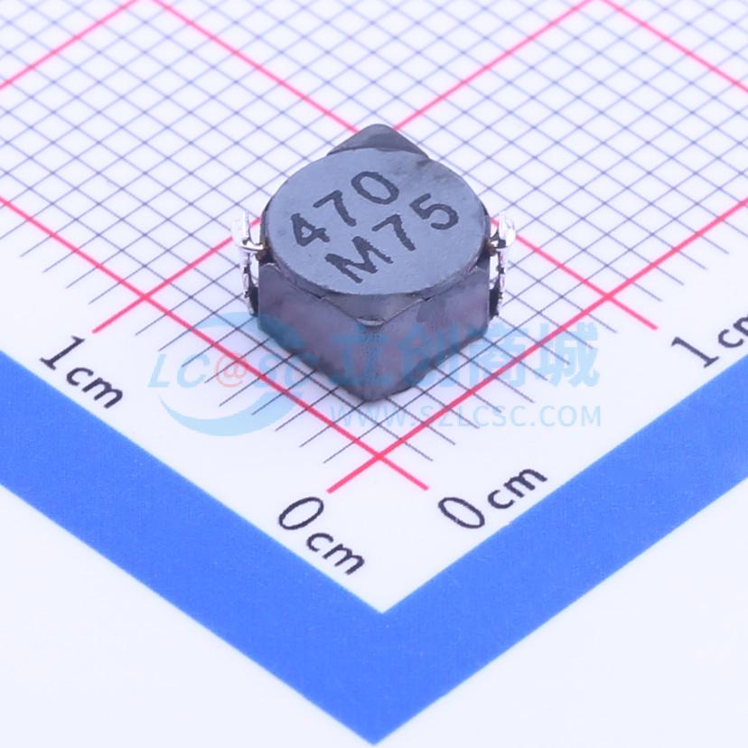 点击查看大图 CDRH6D38T125NP-470PC实物图