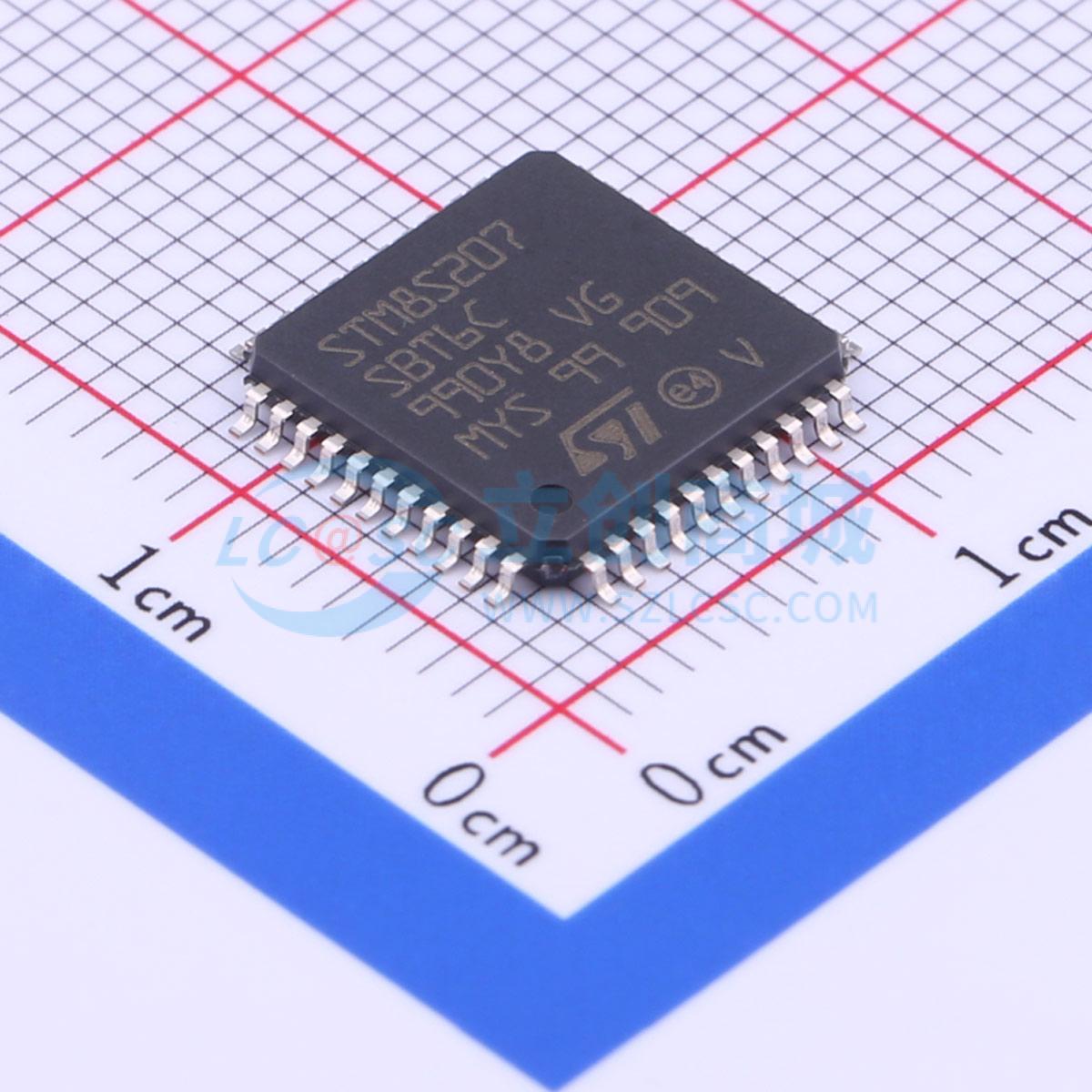 点击查看大图 STM8S207SBT6C实物图