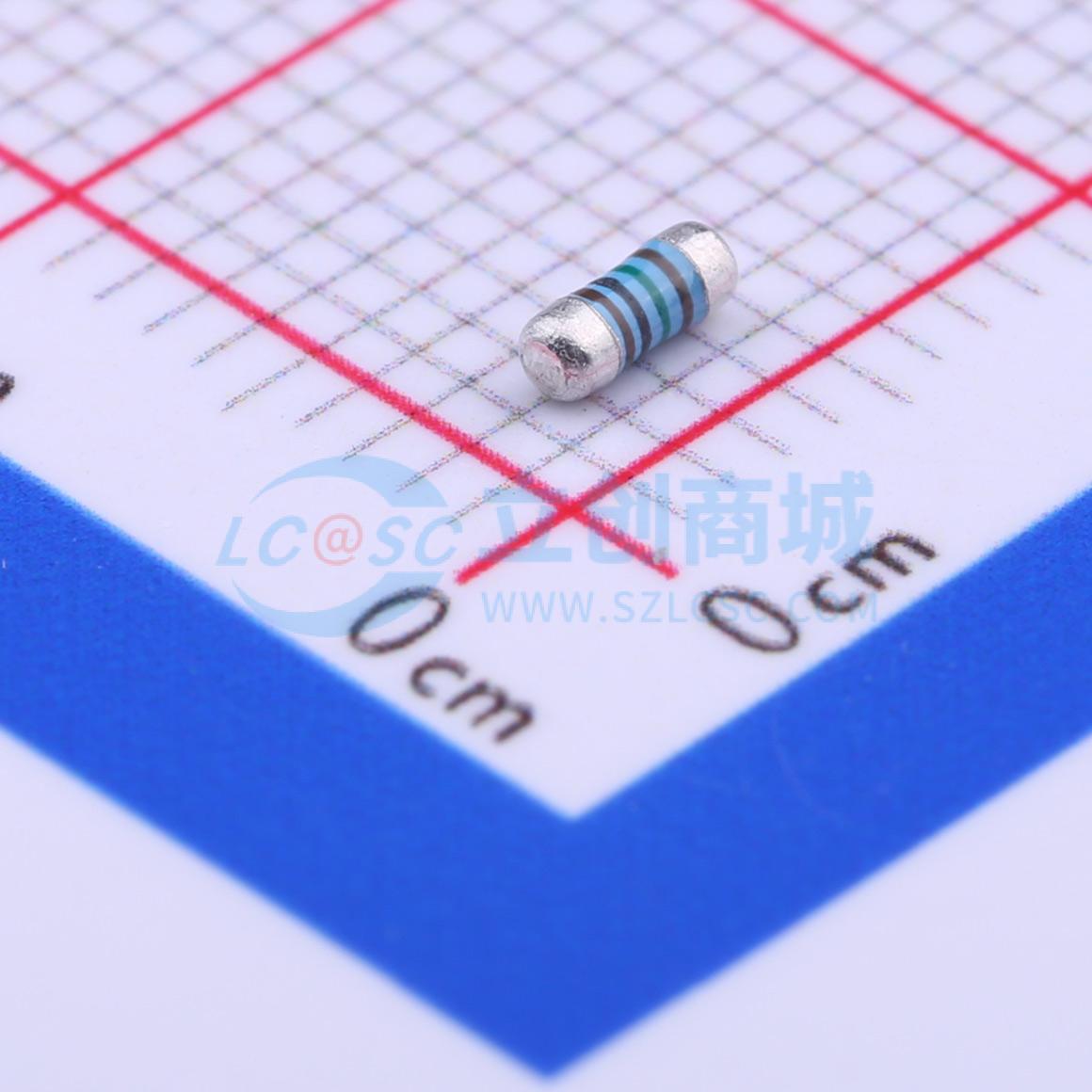 点击查看大图 MELF-MFR02041/4WS1.05KΩFT50实物图