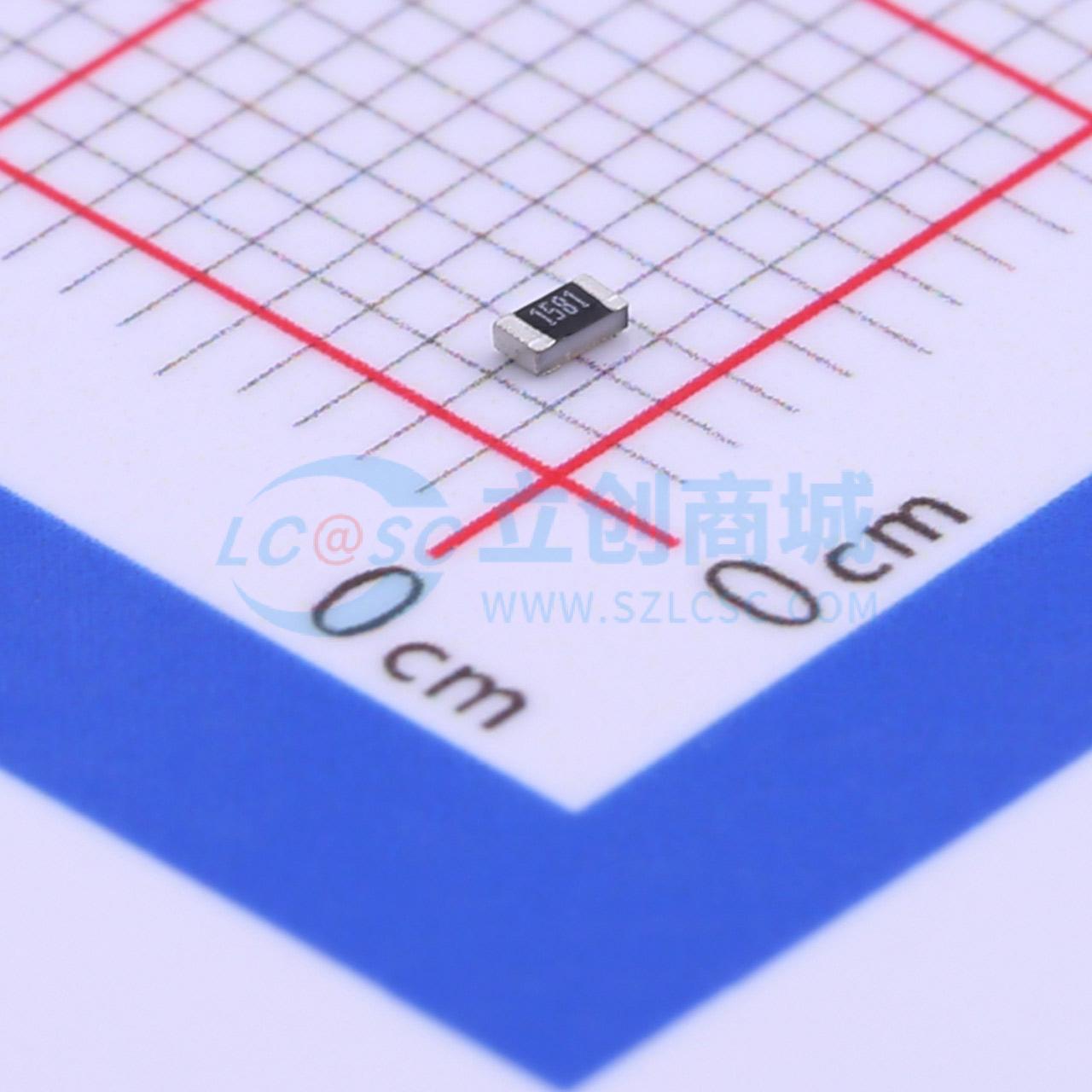 点击查看大图 HPCR0603F1K58K9实物图