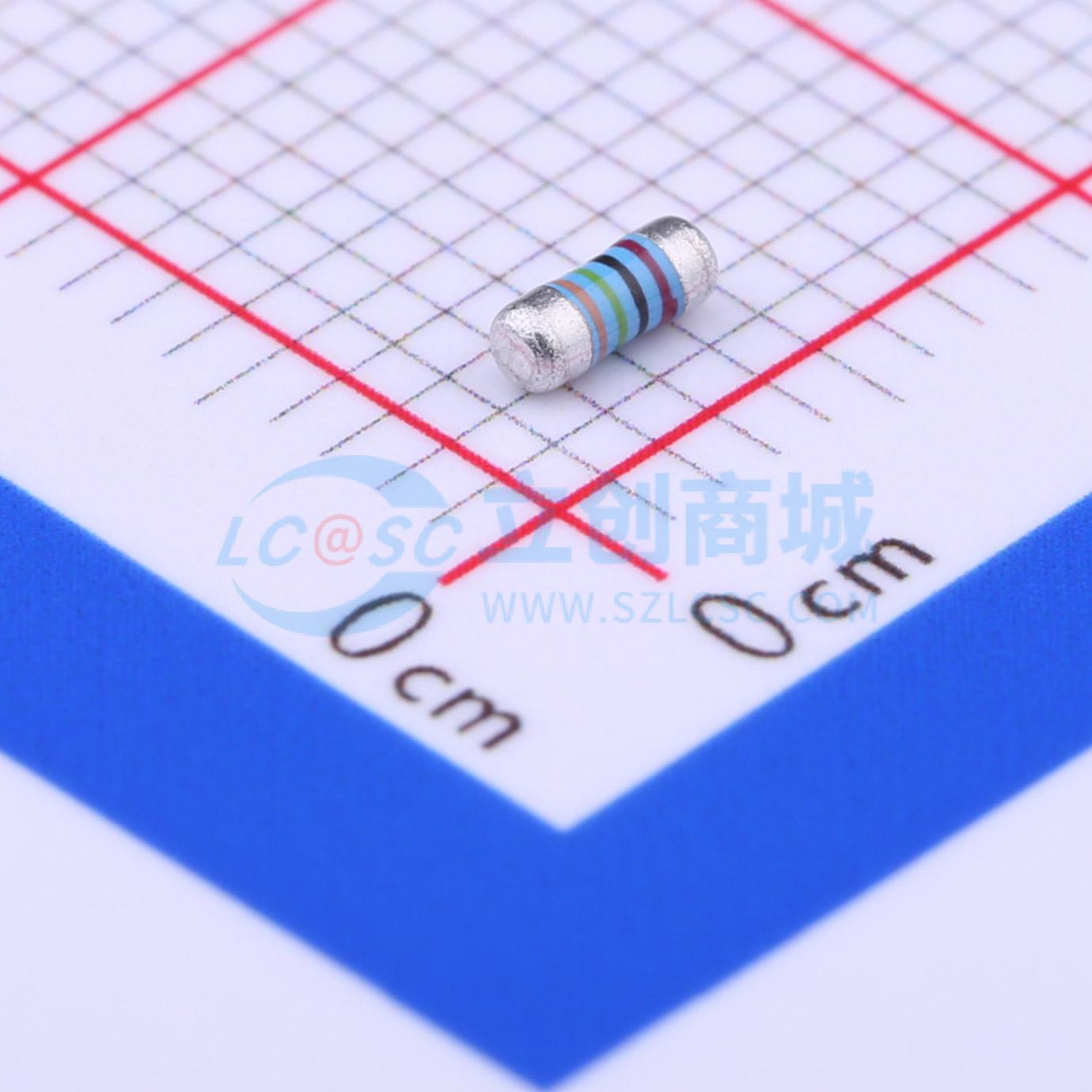 点击查看大图 MELF-MFR02041/4WS34KΩFT50实物图