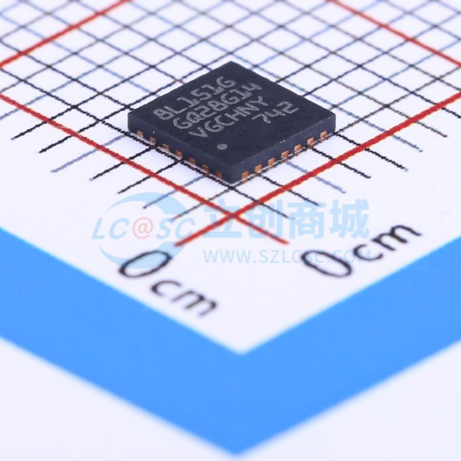 STM8L151G4U6TR实物图