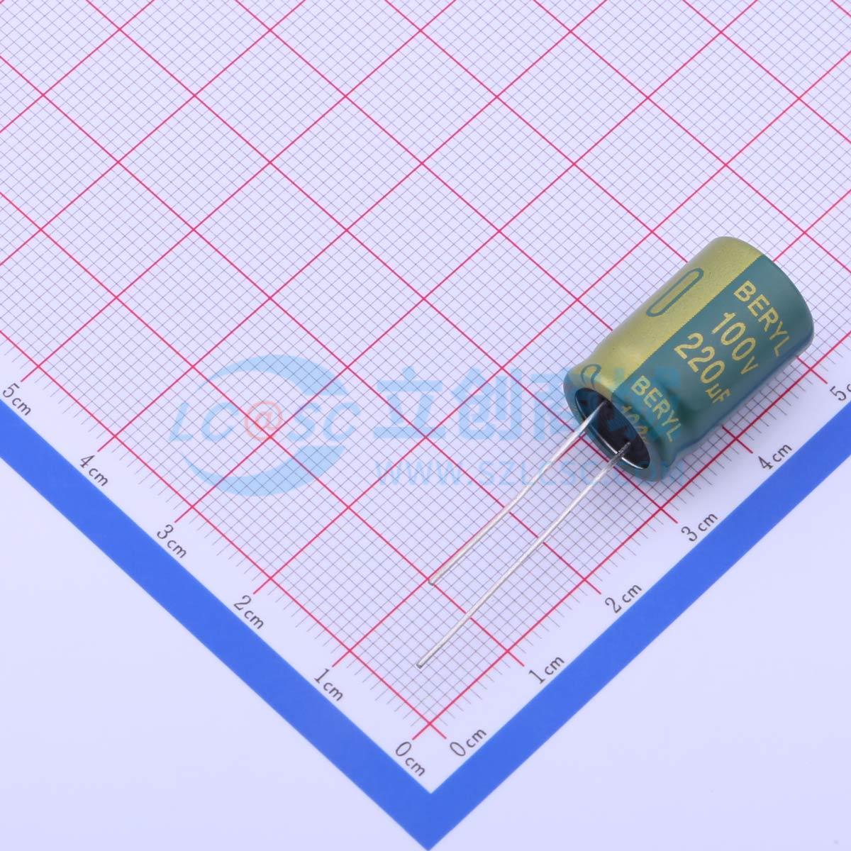 RC100M221LO13*20TH-2A1E实物图