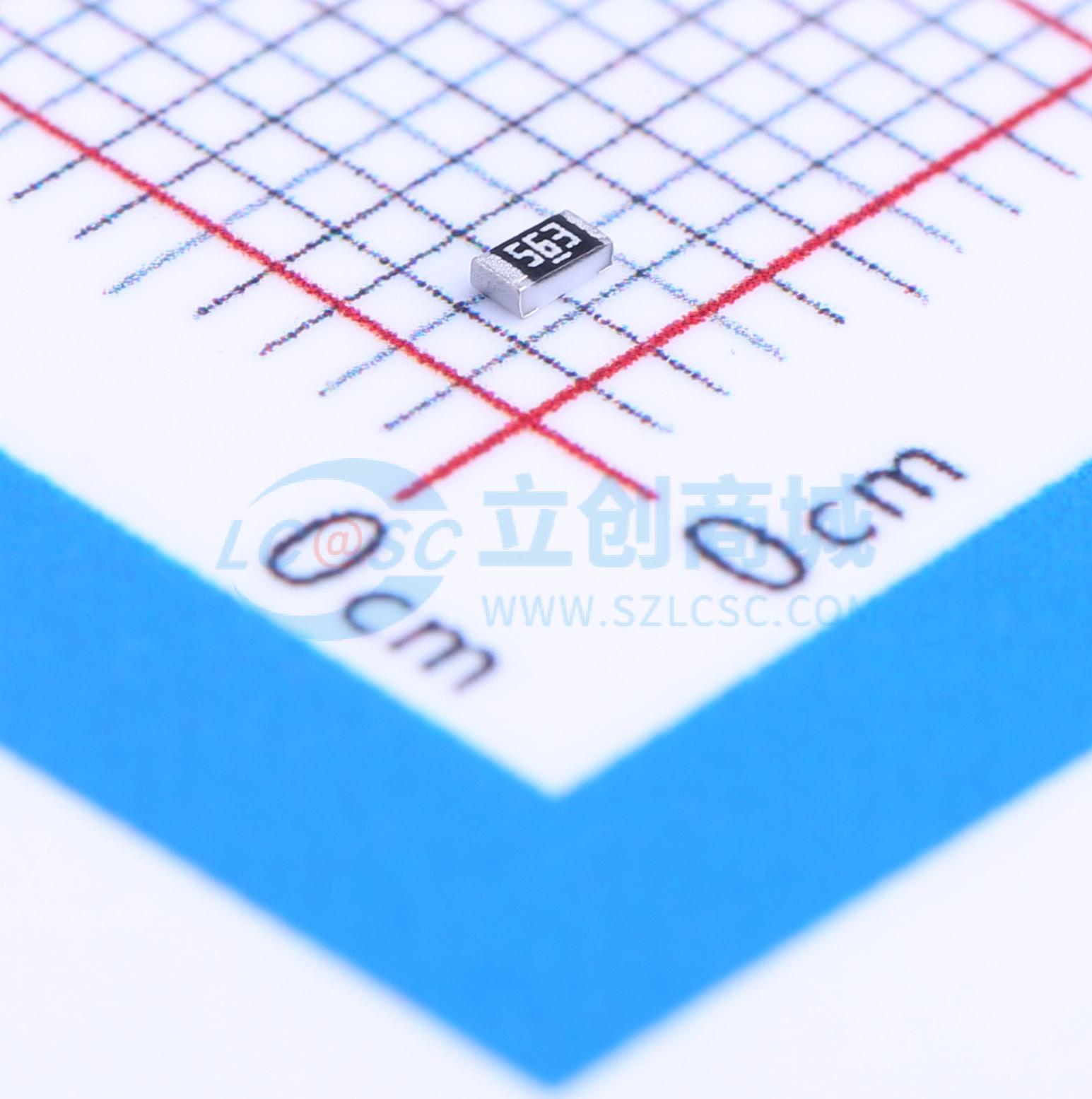 点击查看大图 RC0603DR-0756KL实物图