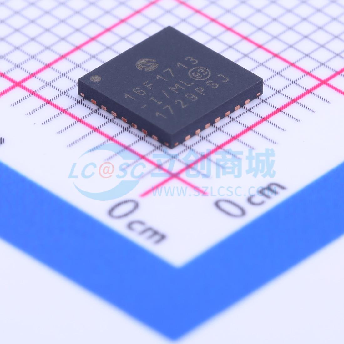 点击查看大图 PIC16F1713-I/ML实物图