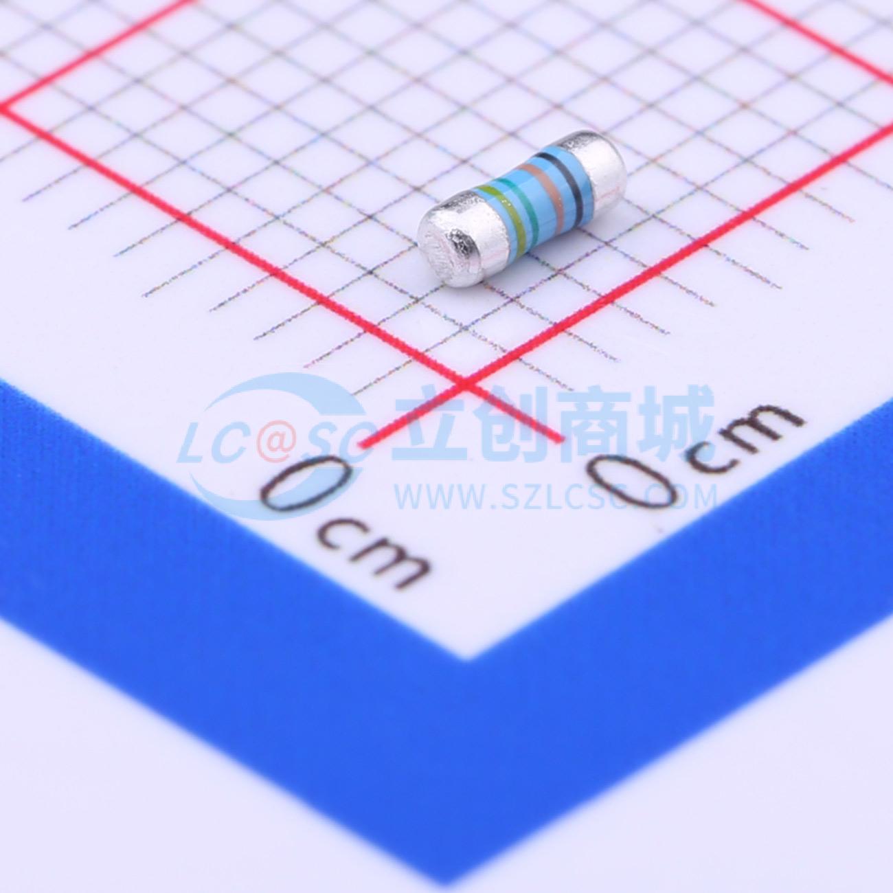 点击查看大图 MELF-MFR02041/4WS453ΩFT50实物图