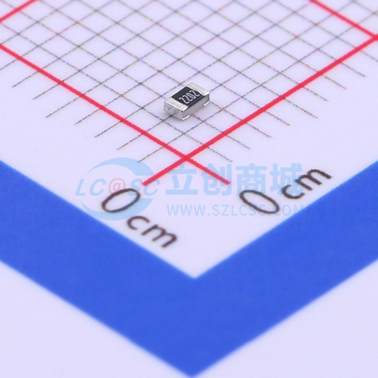 点击查看大图 HPCR0603F22K0K9实物图