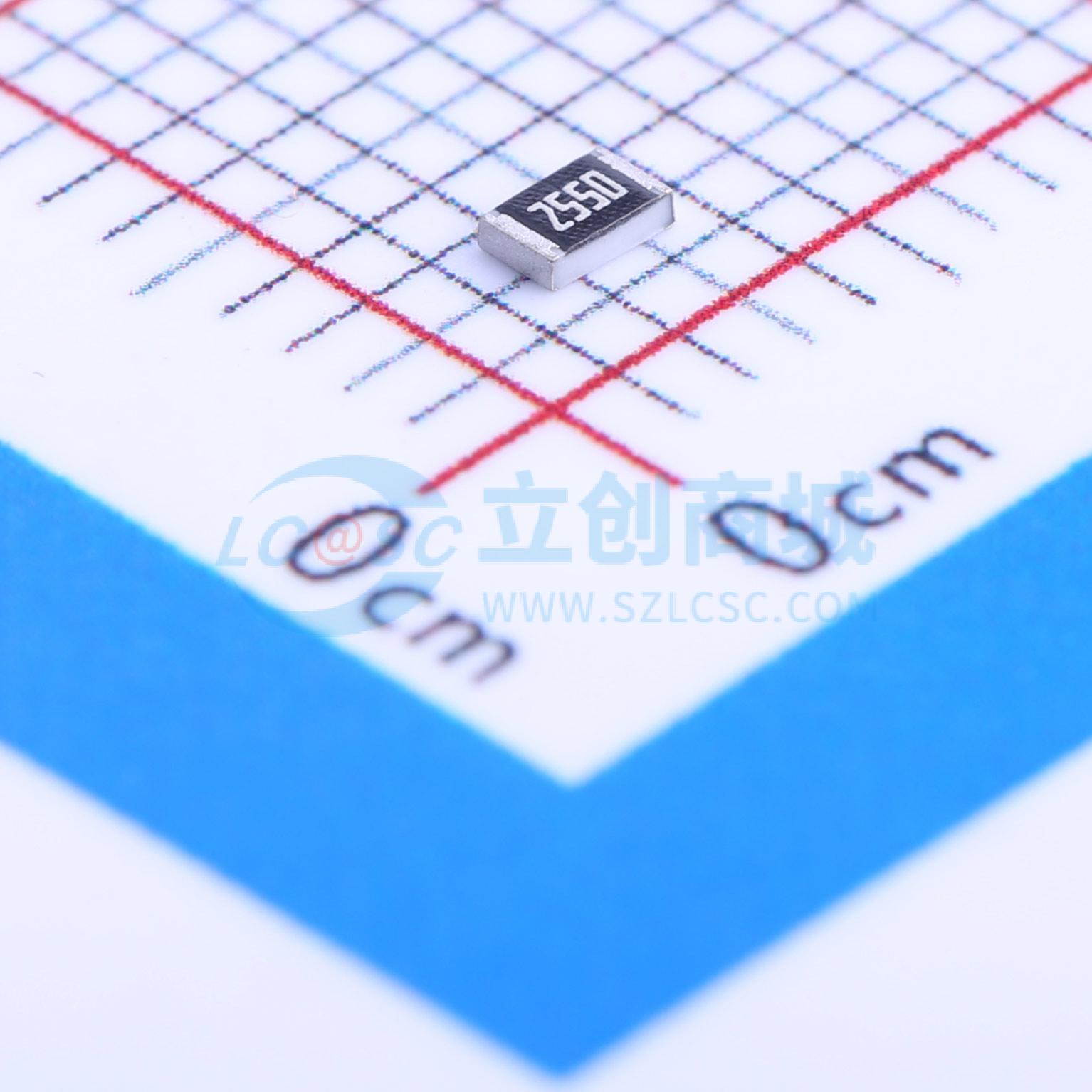 RC0805FR-07255RL实物图