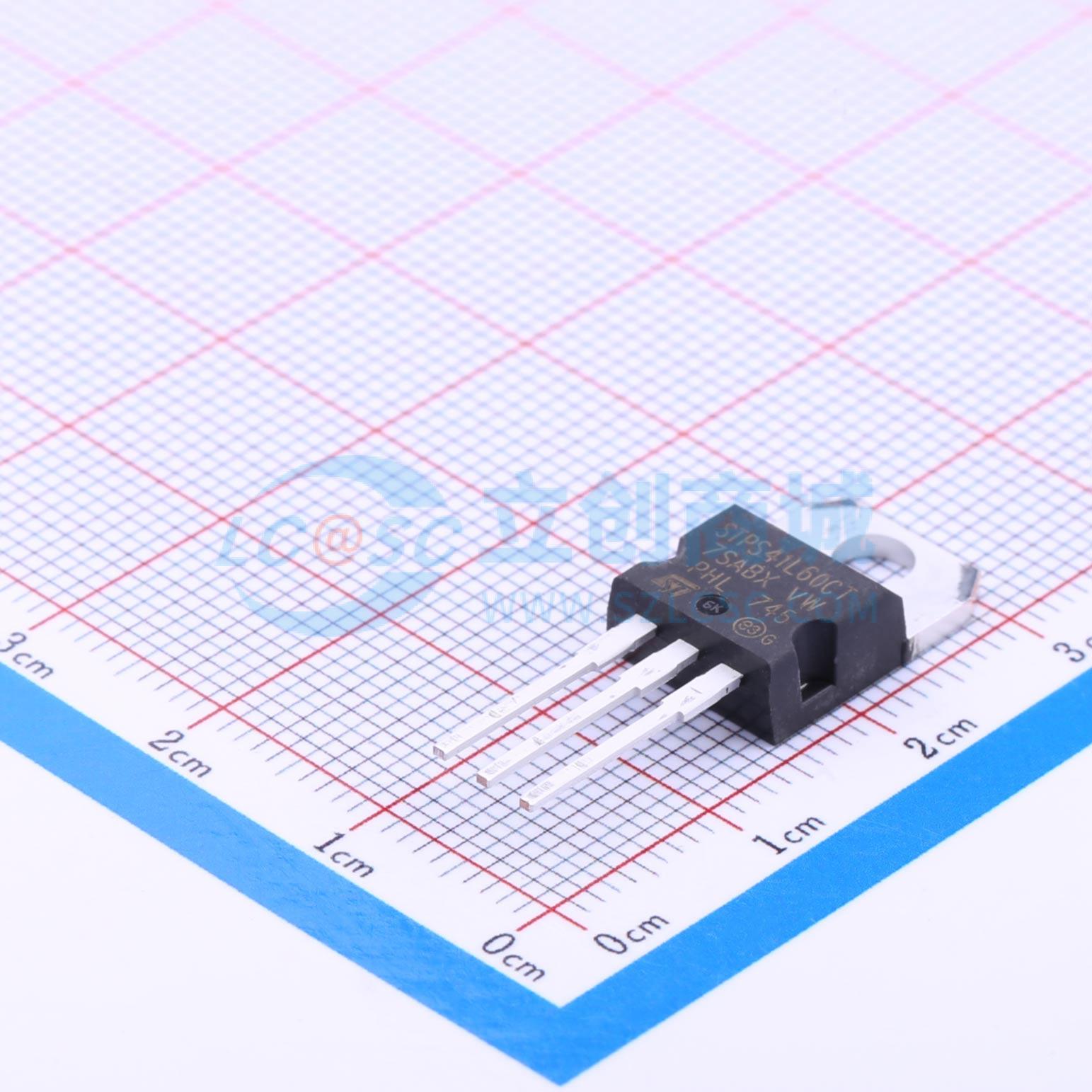 STPS41L60CT实物图
