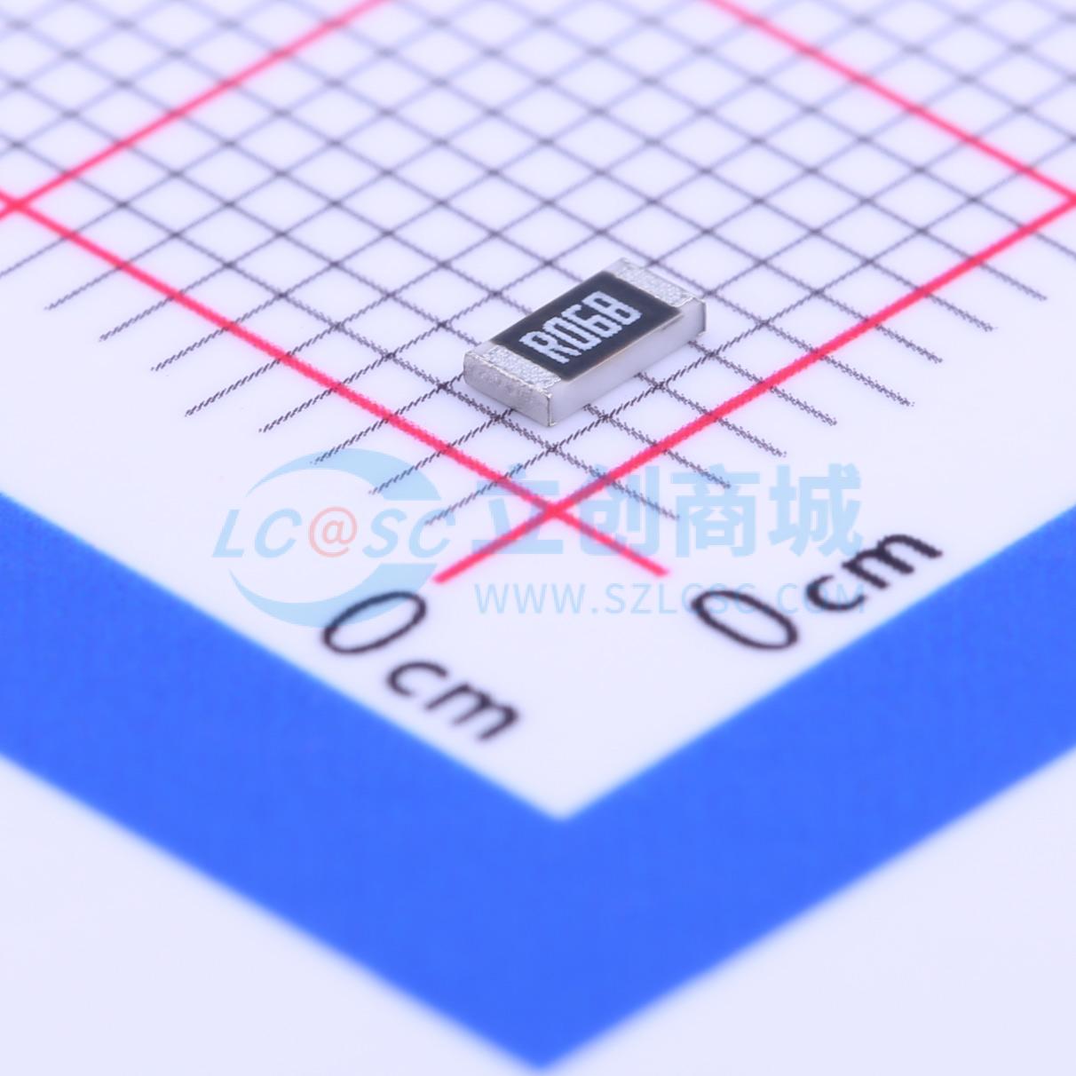 点击查看大图 CR1206JR068P05R实物图