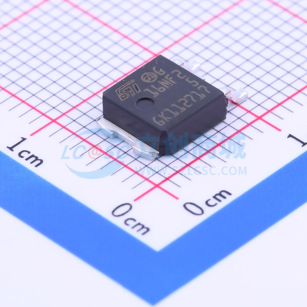 点击查看大图 STD16NF25实物图