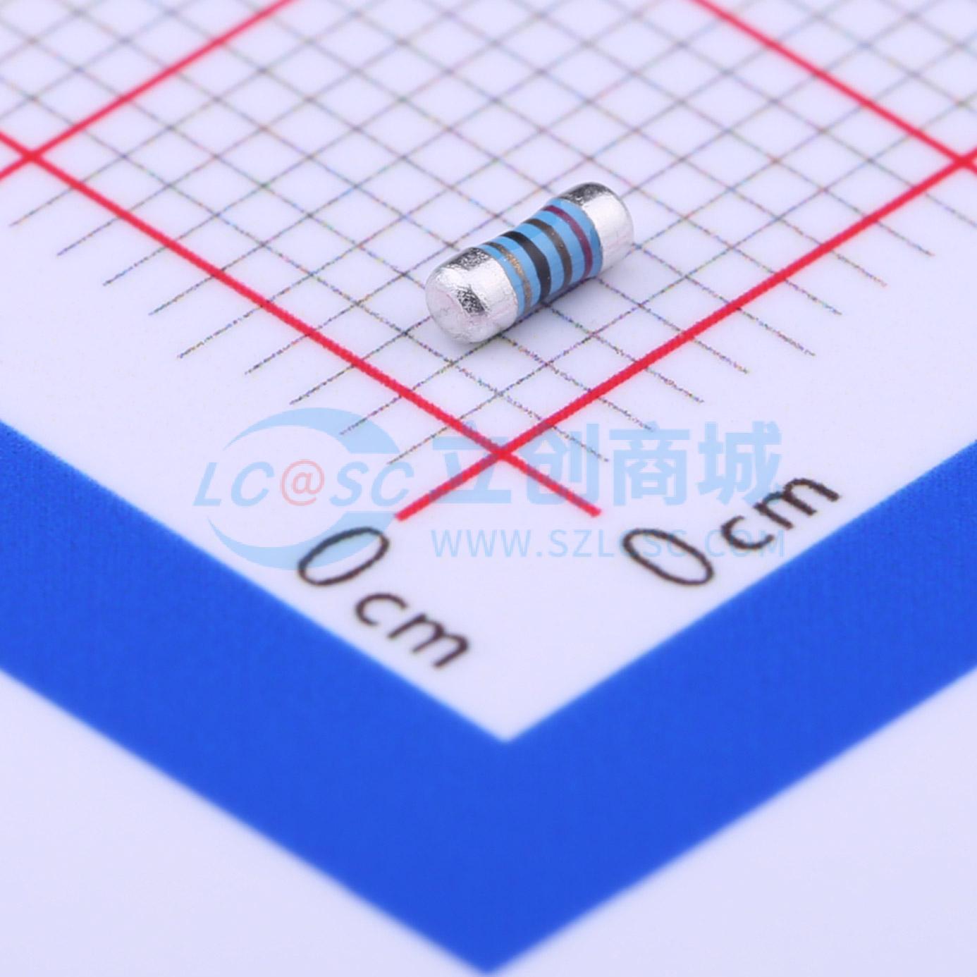 点击查看大图 MELF-MFR02041/4WS21ΩFT50实物图