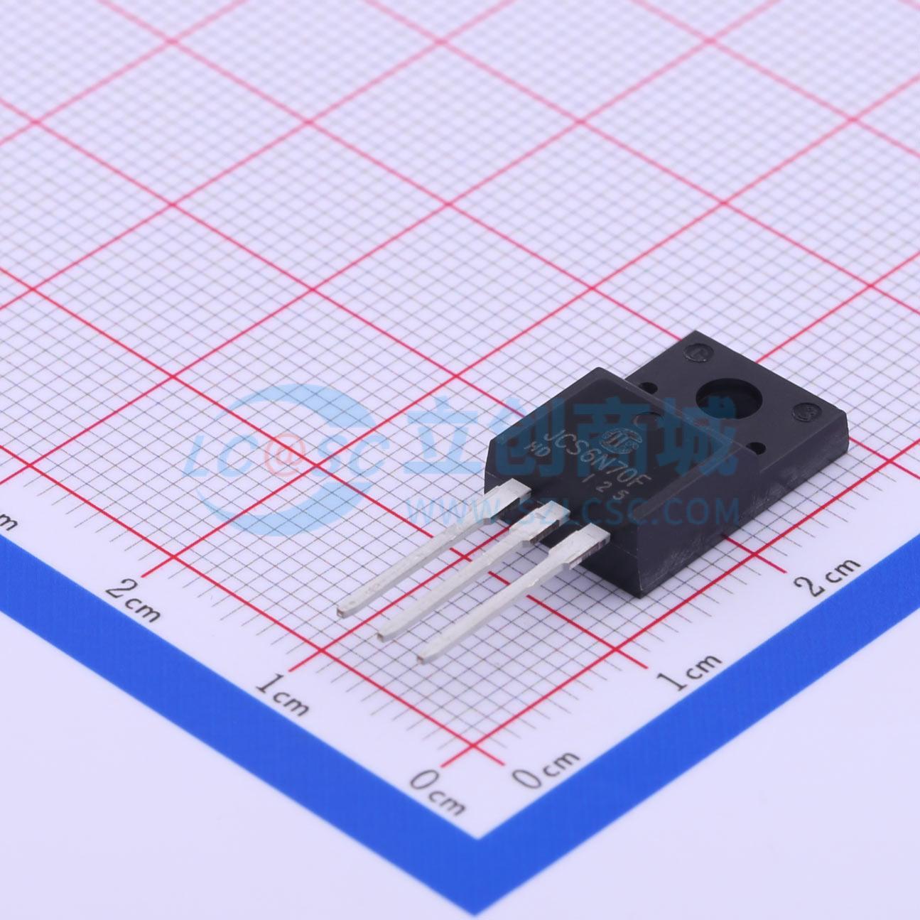 点击查看大图 JCS6N70FH TO-220MF实物图