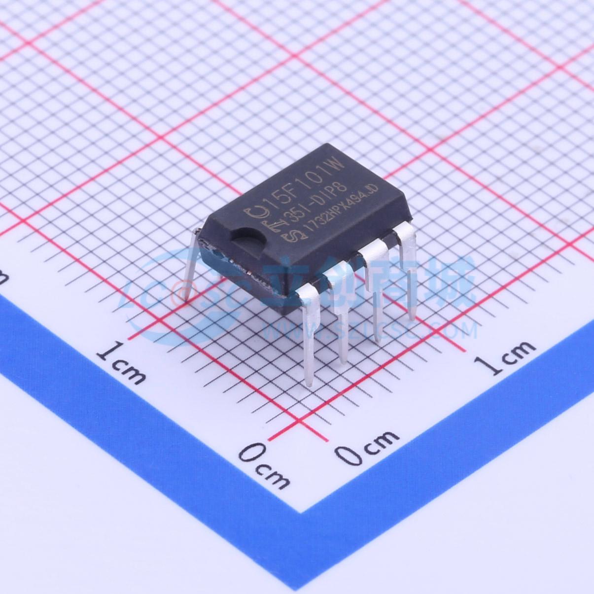 点击查看大图 STC15F101W-35I-DIP8实物图