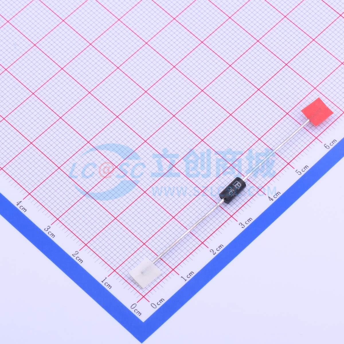 点击查看大图 P6KE62CA/B实物图