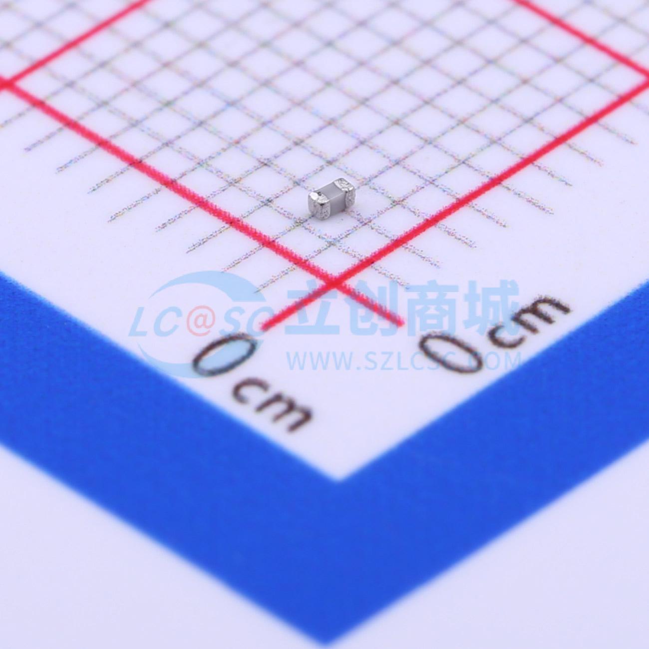 点击查看大图 0402N820J250CT实物图