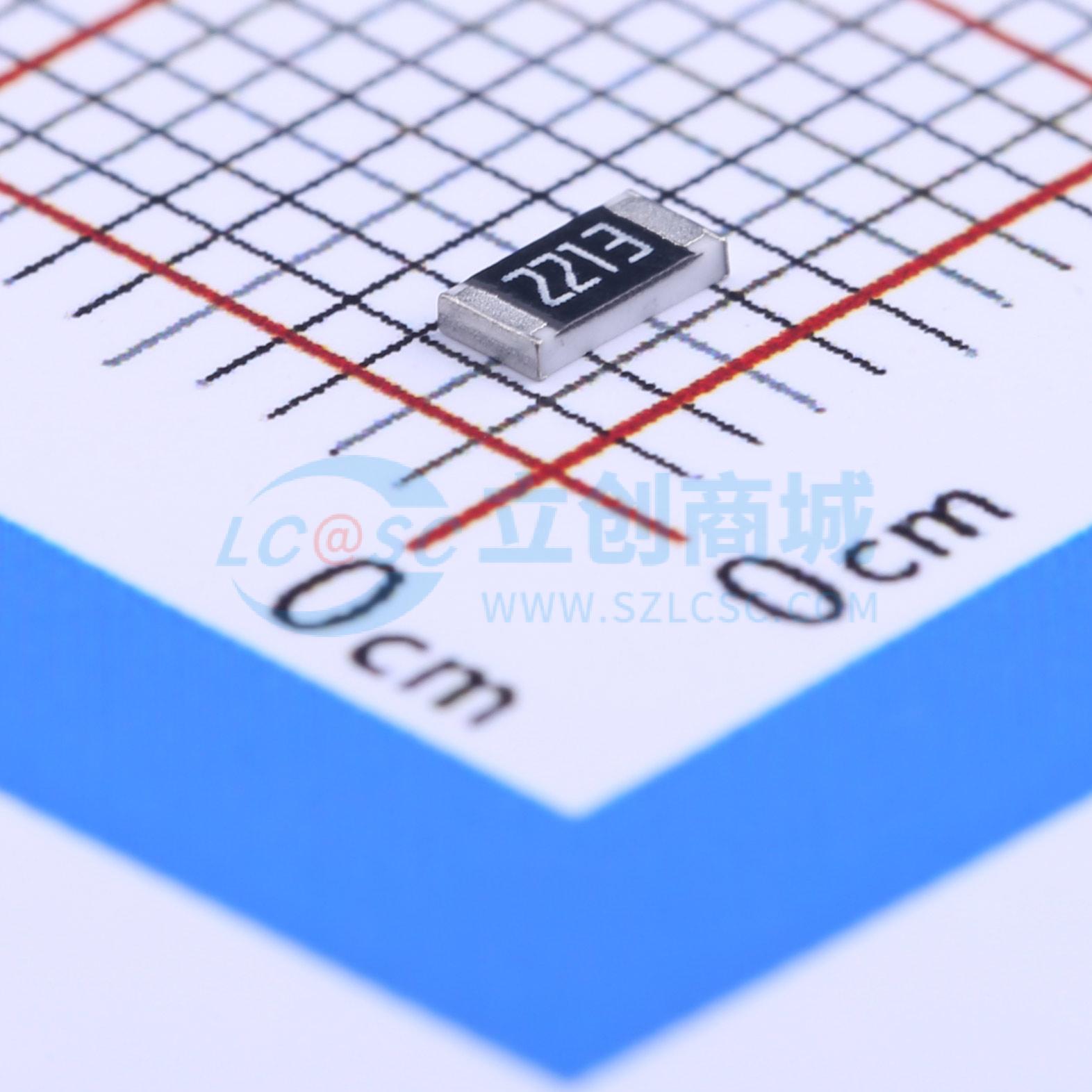 点击查看大图 RC1206FR-07221KL实物图