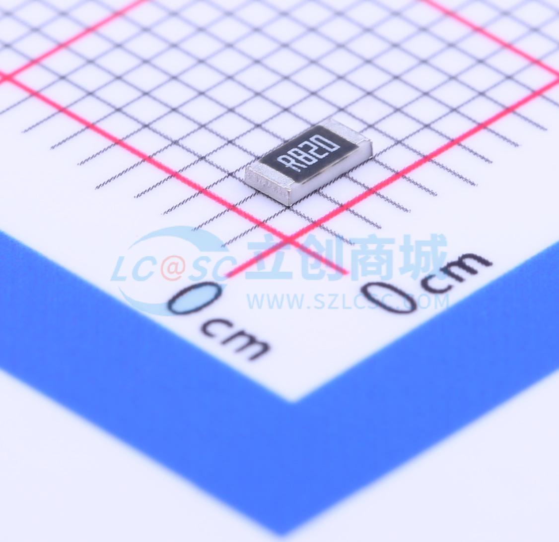 点击查看大图 CR1206FR820P05R实物图