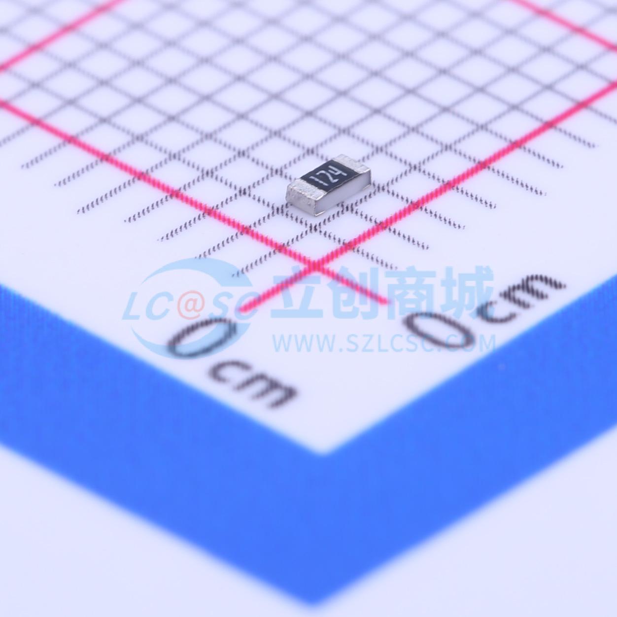 点击查看大图 RK73B1JTTD124J实物图