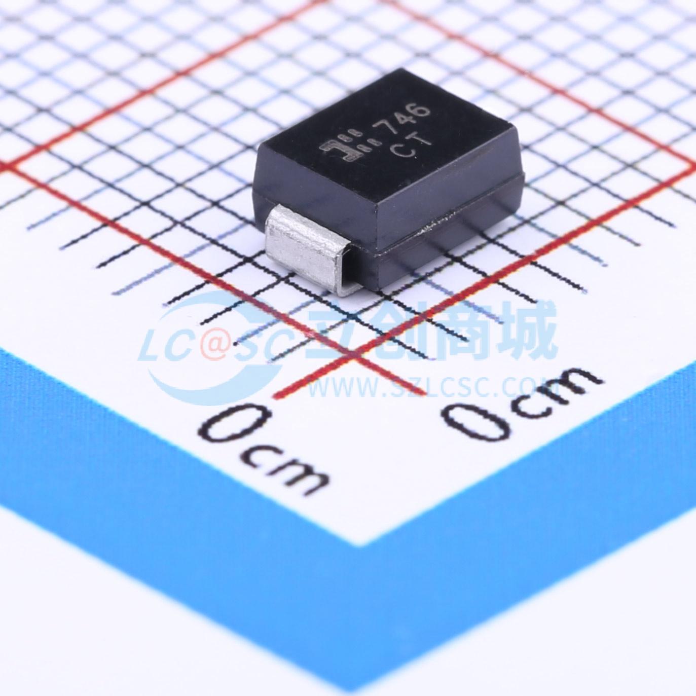 点击查看大图 SMBJ43CA-13-F实物图