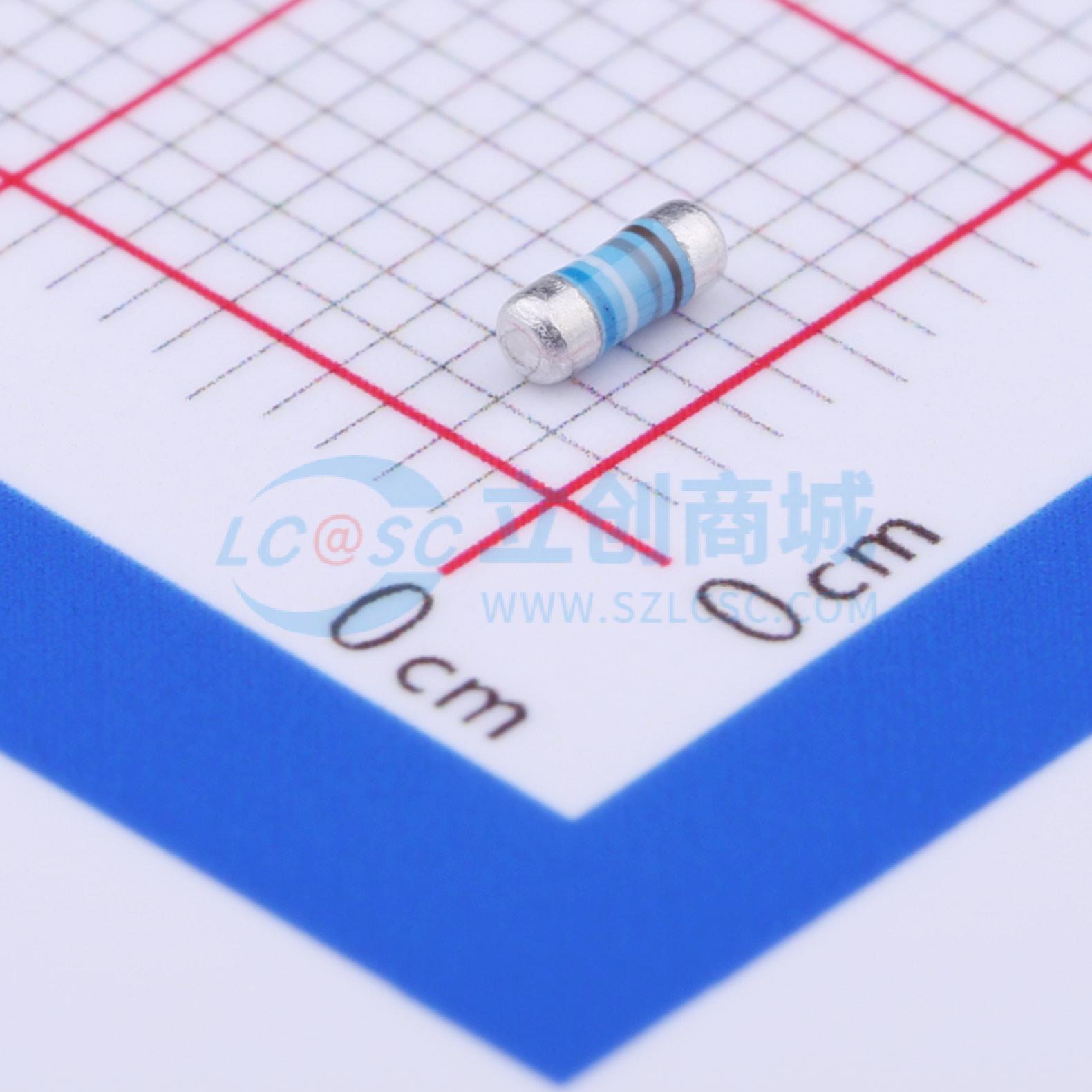 点击查看大图 MELF-MFR02041/4WS6.98KΩFT50实物图