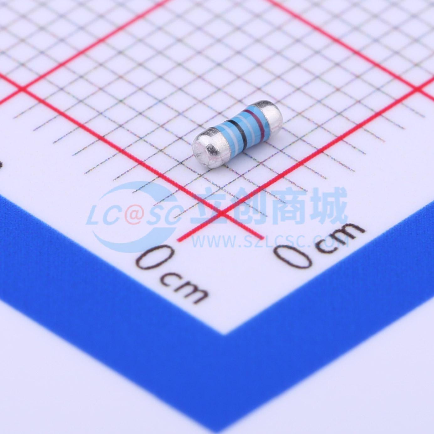 点击查看大图 MELF-MFR02041/4WS90.9KΩFT50实物图