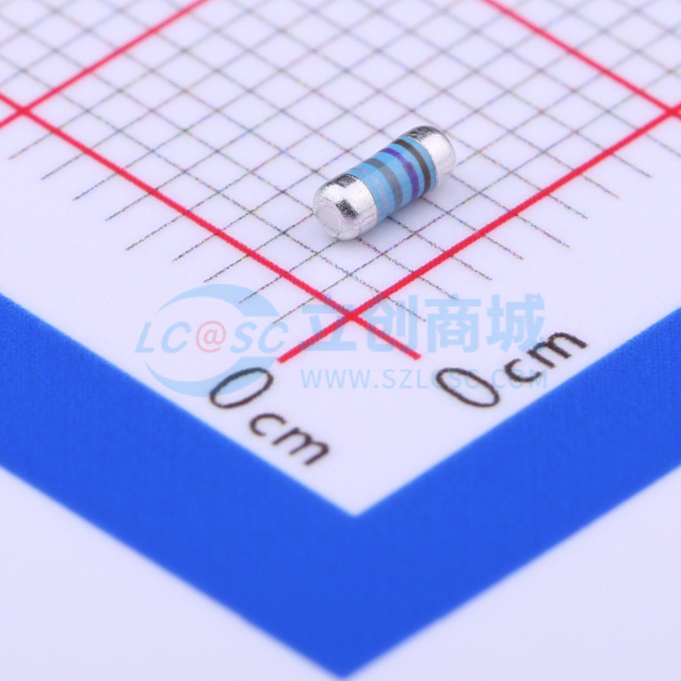 点击查看大图 MELF-MFR02041/4WS1.78ΩFT50实物图