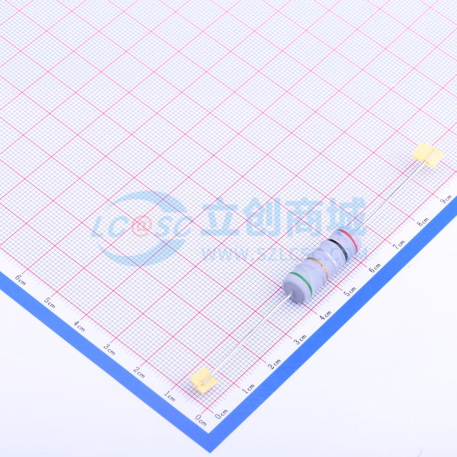 点击查看大图 NKNP5W-0.2Ω±5% T实物图