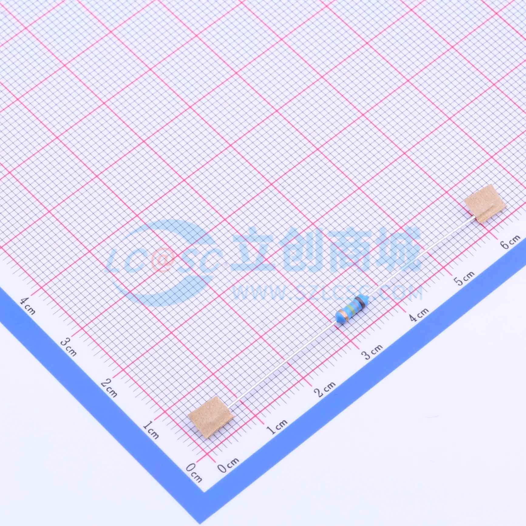 点击查看大图 MFR50SJT-52-180K实物图