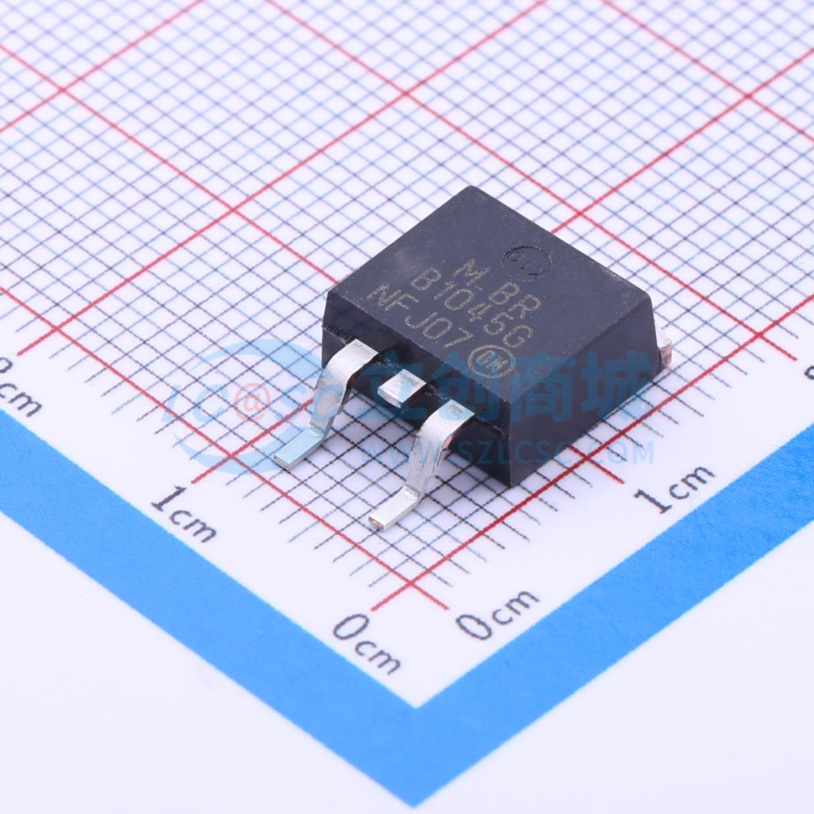 点击查看大图 MBRB1045T4G实物图