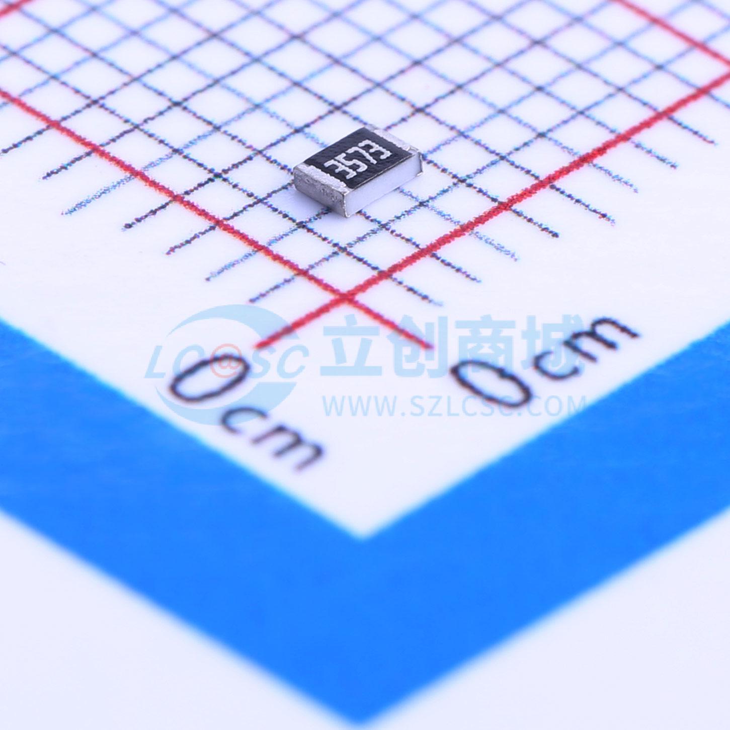 点击查看大图 RC0805FR-07357KL实物图