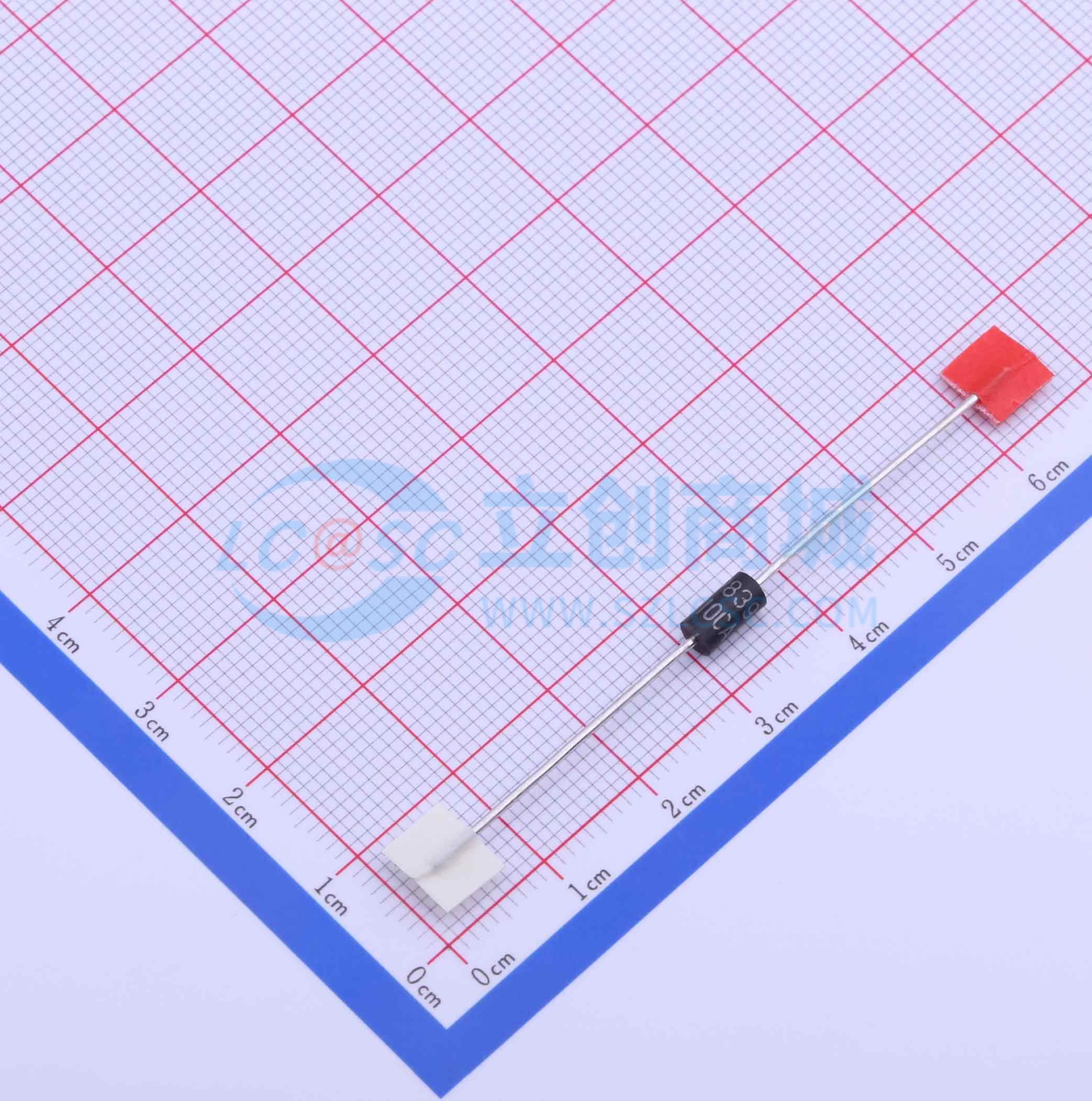 点击查看大图 P6KE110CA/B实物图