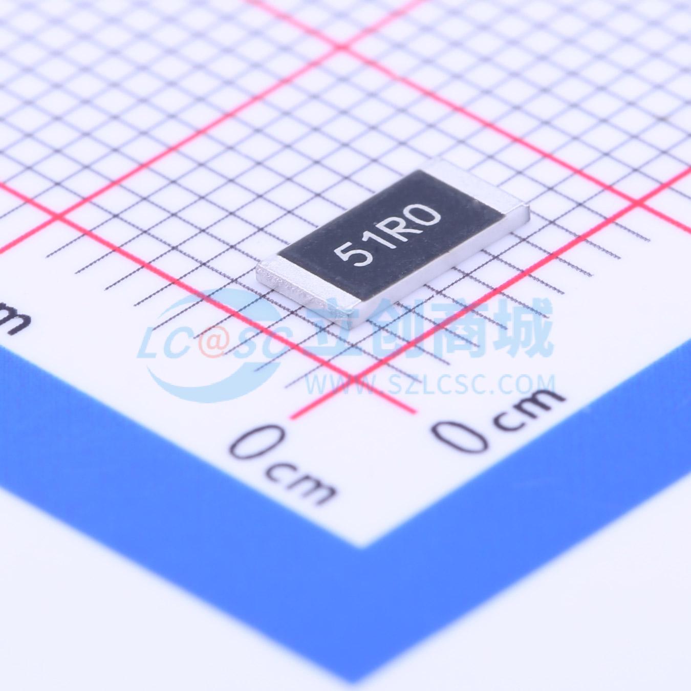 点击查看大图 WR25X51R0FTL实物图