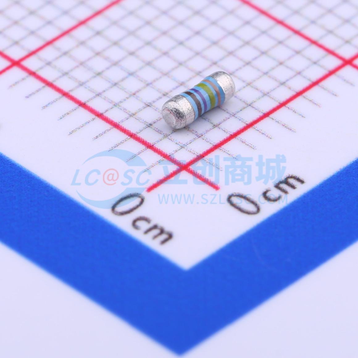 点击查看大图 MELF-MFR02041/4WS174KΩFT50实物图